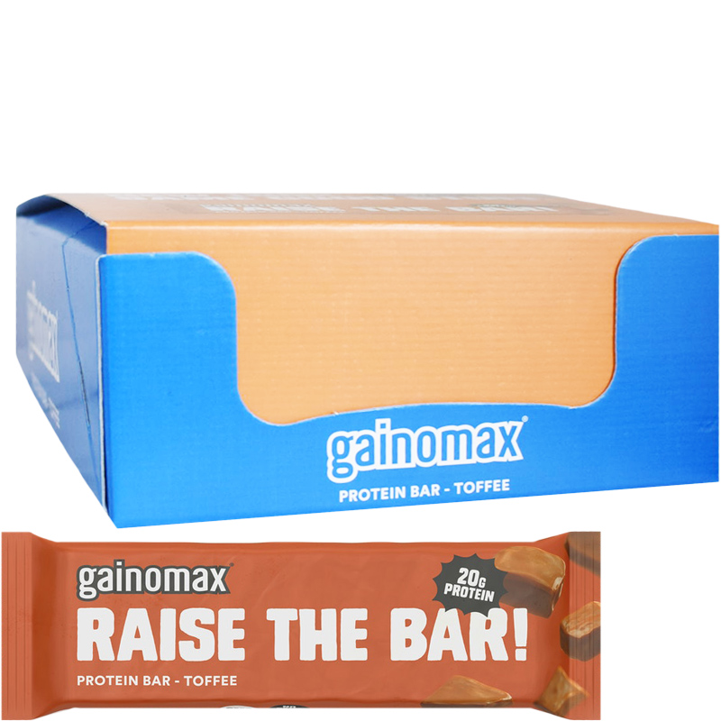 Hel Låda Proteinbars "Toffee" 15 x 60g - 60% rabatt
