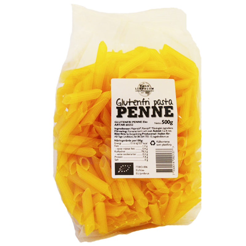 Eko Pasta Glutenfri Penne - 27% rabatt