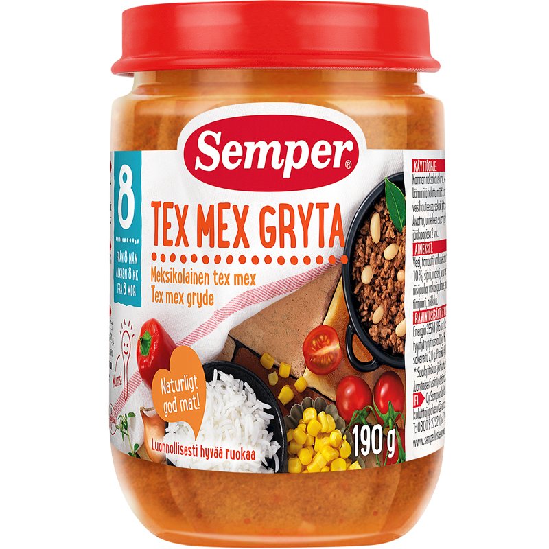 Tex Mex Gryta 8M - 23% rabatt