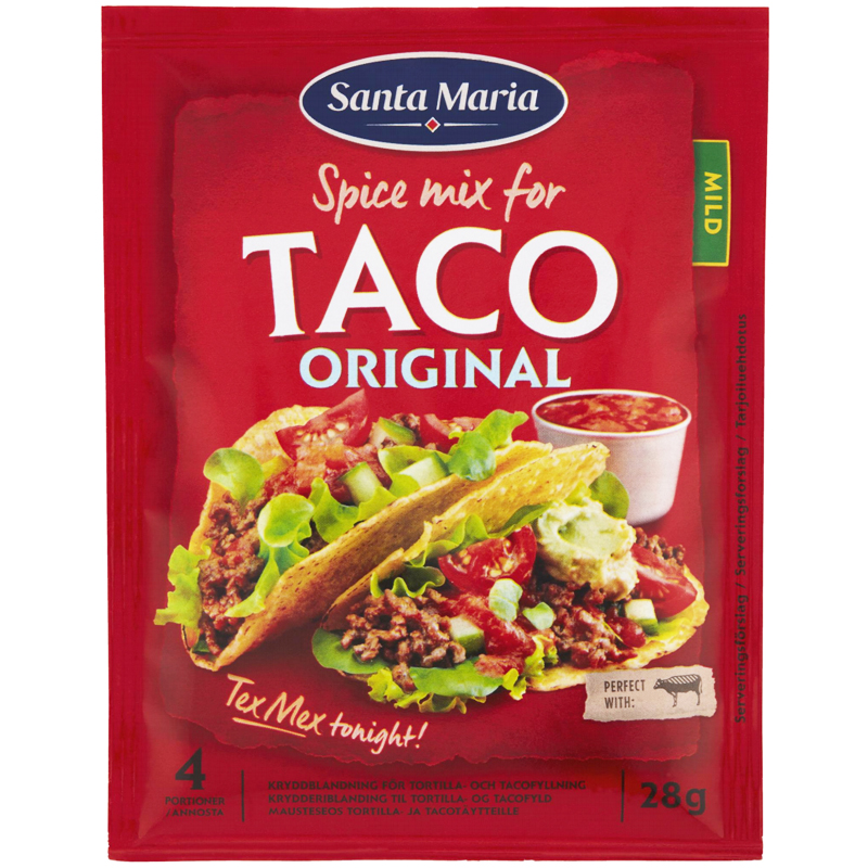 Kryddmix Taco Original - 14% rabatt