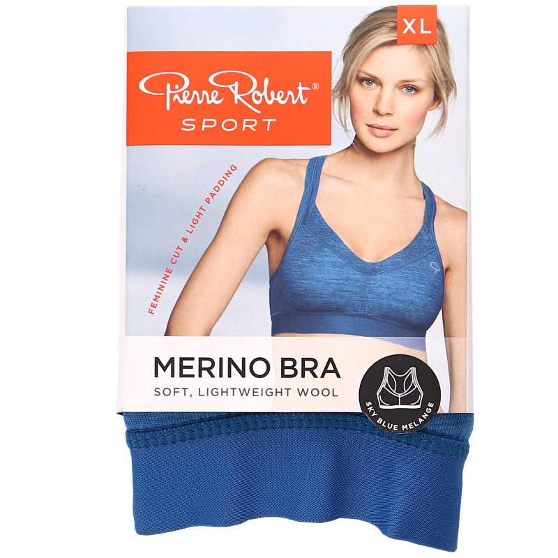 Sport-BH Merinoull Sky Blue Stlk XL - 63% rabatt
