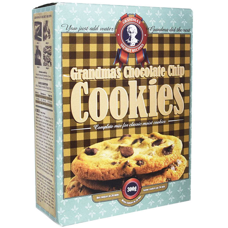 Bakmix "Chocolate Chip Cookies" 300g - 60% rabatt