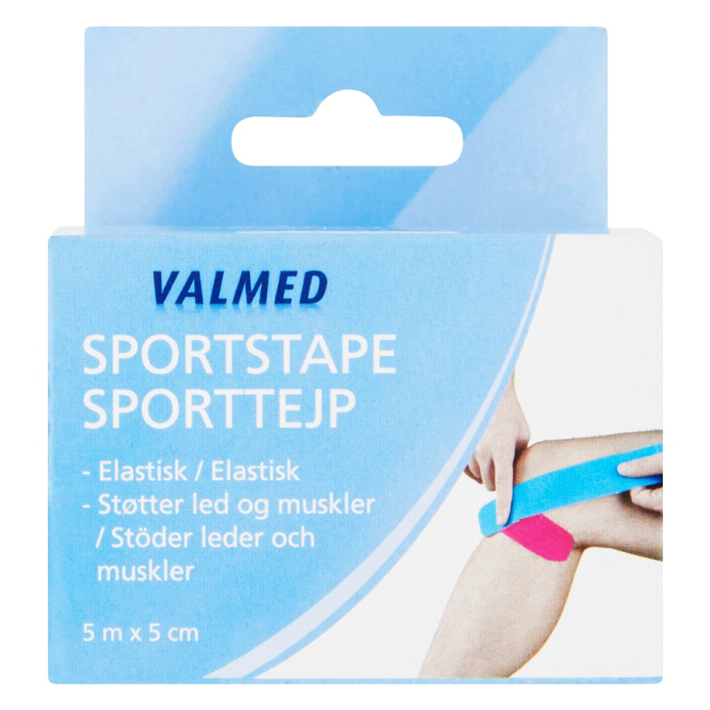 Sporttejp 5m x 5cm - 67% rabatt