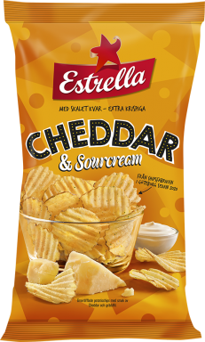 Estrella Cheddar & Sourcream 175g