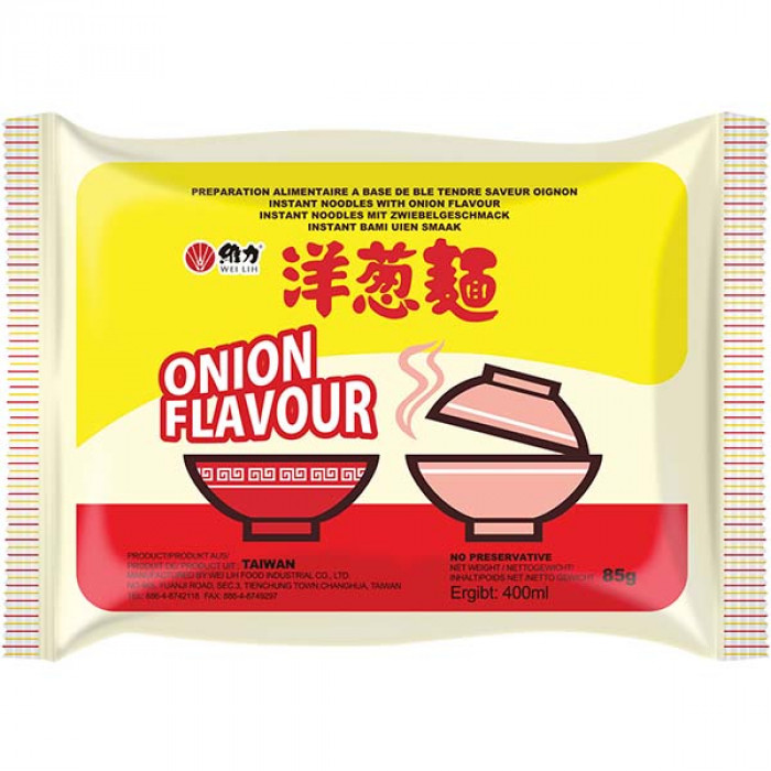 Wei Lih Instant Noodles Onion Flavour 85g