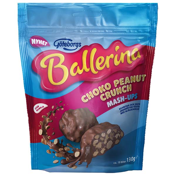 Ballerina MashUps Choko Peanut 130g