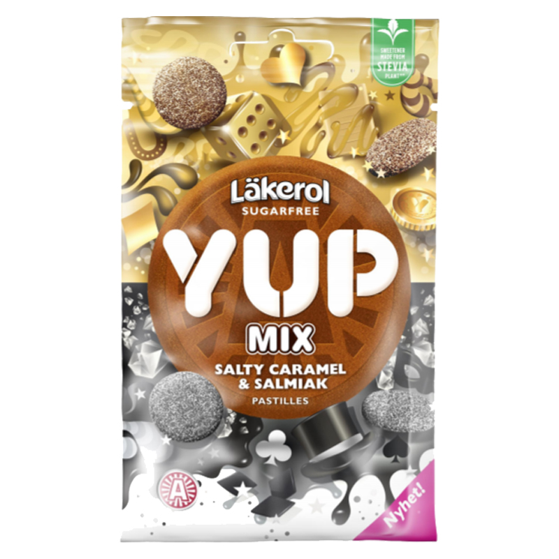 Tuggpastiller "Salty Caramel & Salmiak" 30g - 36% rabatt
