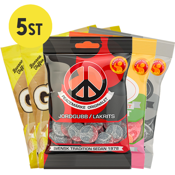 5st - Mixade favoriter