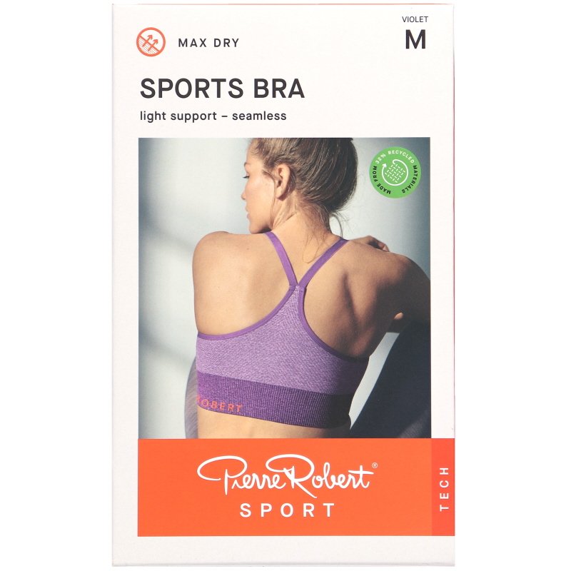 Sport-BH Light Lila Stlk M - 65% rabatt