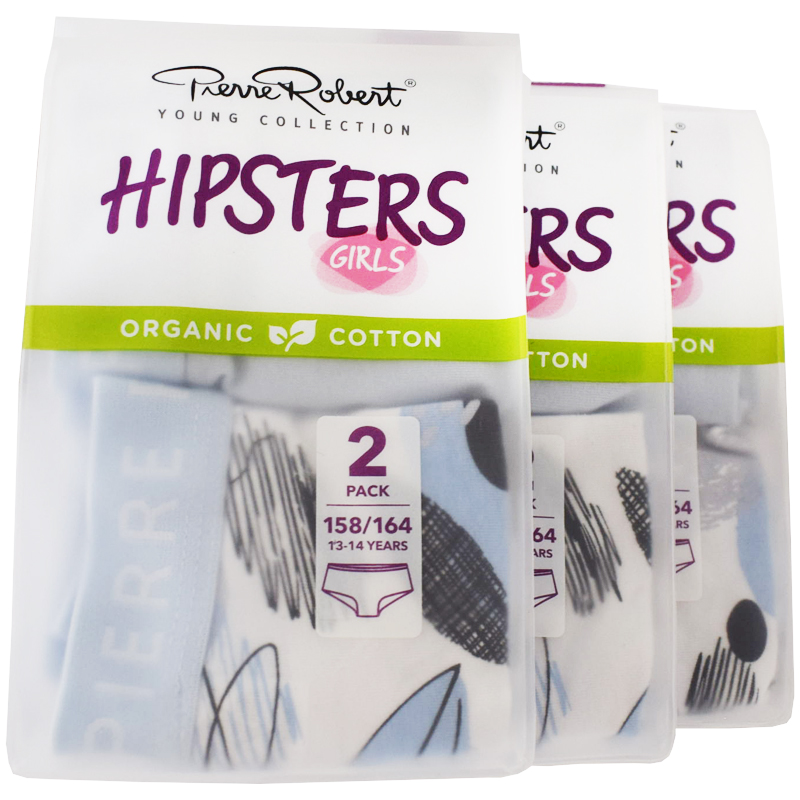 Trosor Hipsters Barn 158-164 Ljusblå 6-pack - 57% rabatt