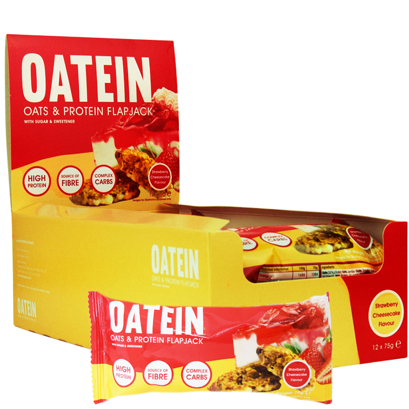 Hel Låda Havre- & Proteinbars "Strawberry Cheesecake" - 46% rabatt