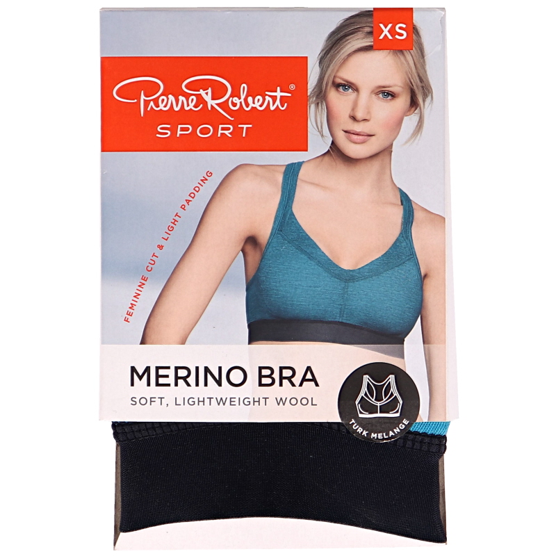 Sport-BH Merinoull Turkos Stlk XS - 75% rabatt