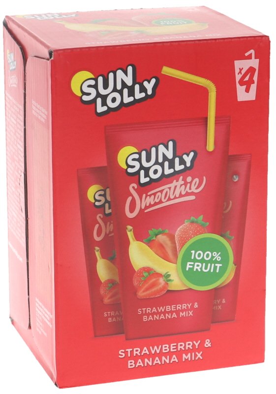 Fruktdryck Jordgubb & Banan 4-pack - 57% rabatt