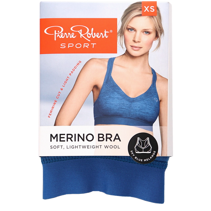 Sport-BH Merinoull Sky Blue Stlk XS - 63% rabatt