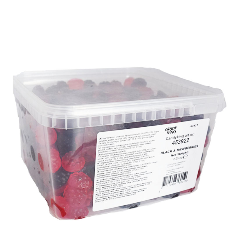 Hel Låda Godis Lakrits & Hallon 2,25kg - 61% rabatt