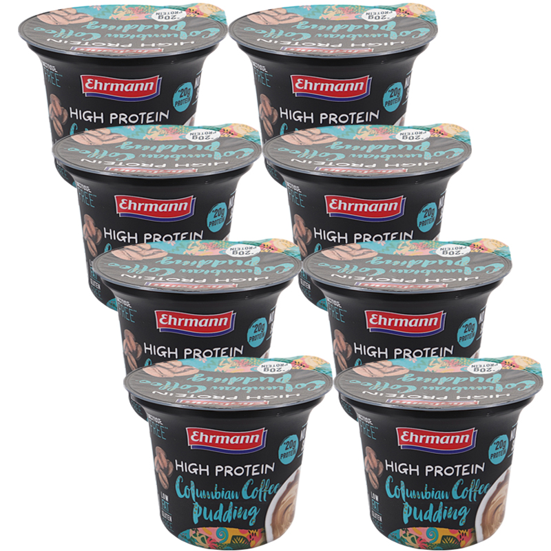 Proteinpudding Colombian Coffee 8-pack - 37% rabatt