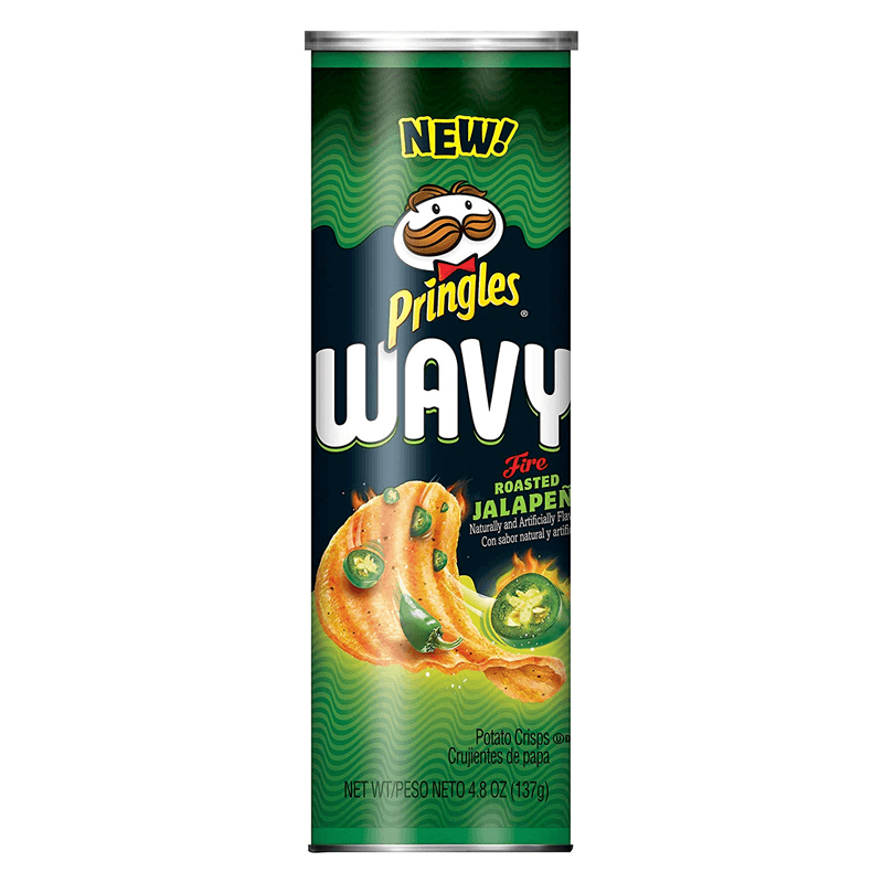 Pringles Wavy Fire Roasted Jalapeno 137g