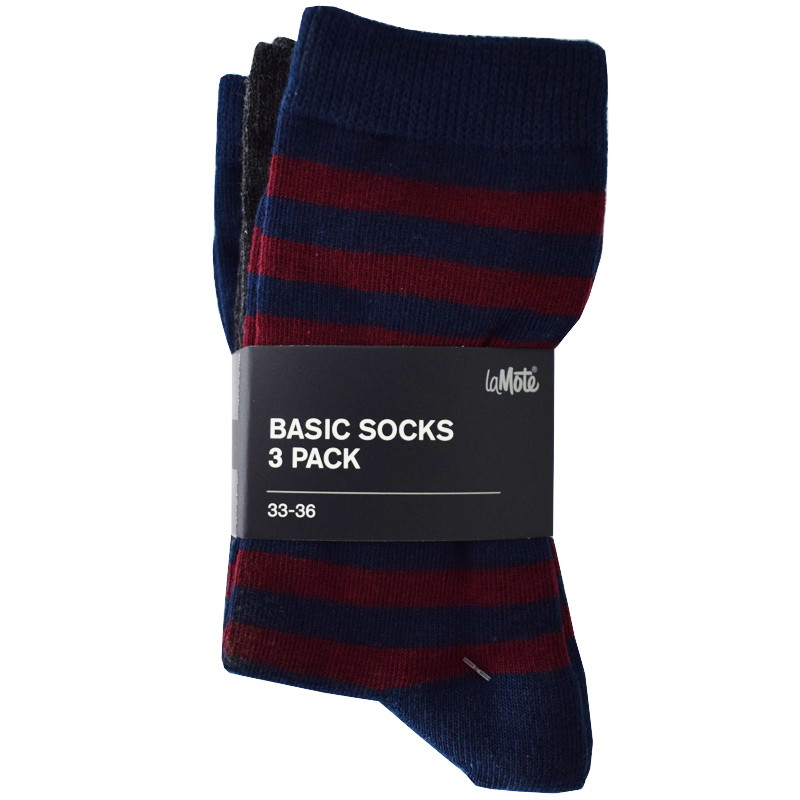 Strumpor Barn Mörk mix 33-36 3-pack - 51% rabatt