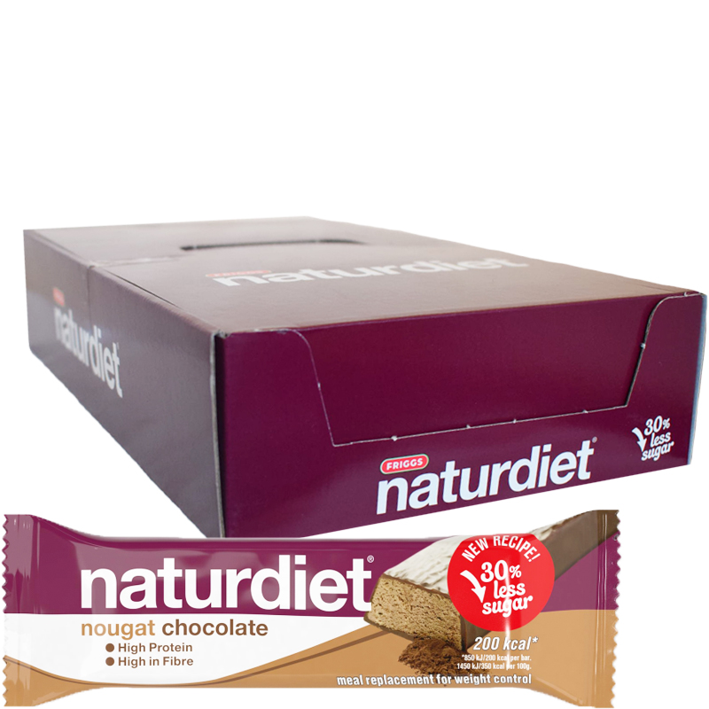 Hel Låda Mealbars Nougat Chocolate 18-pack - 45% rabatt