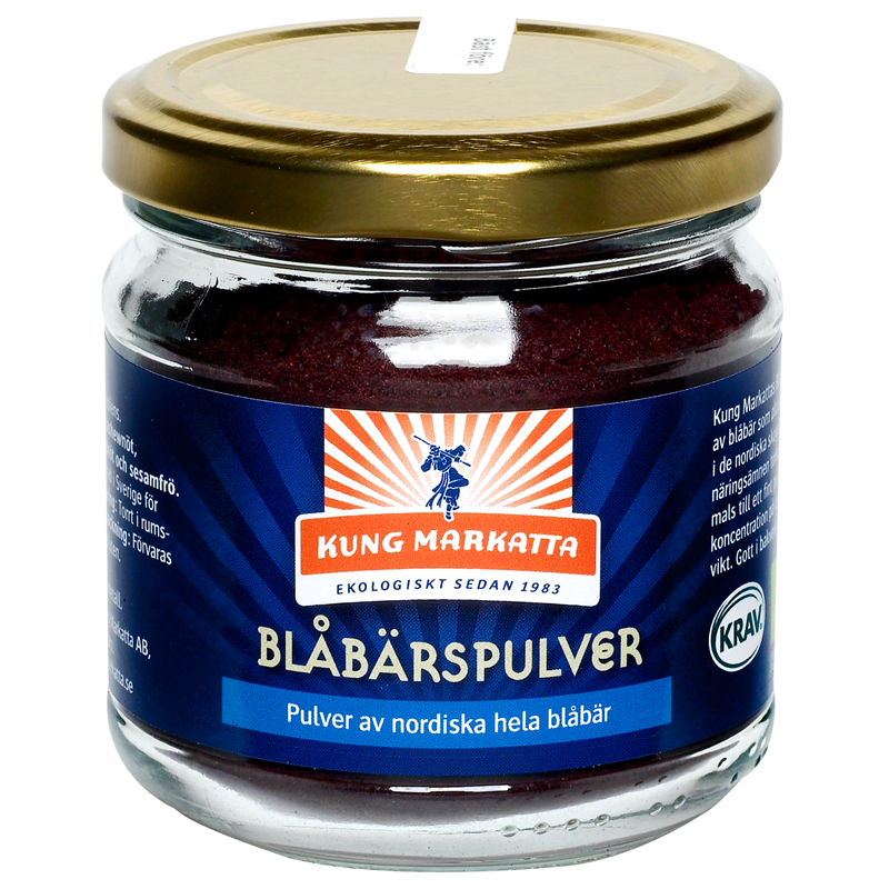 Eko Blåbärspulver - 48% rabatt