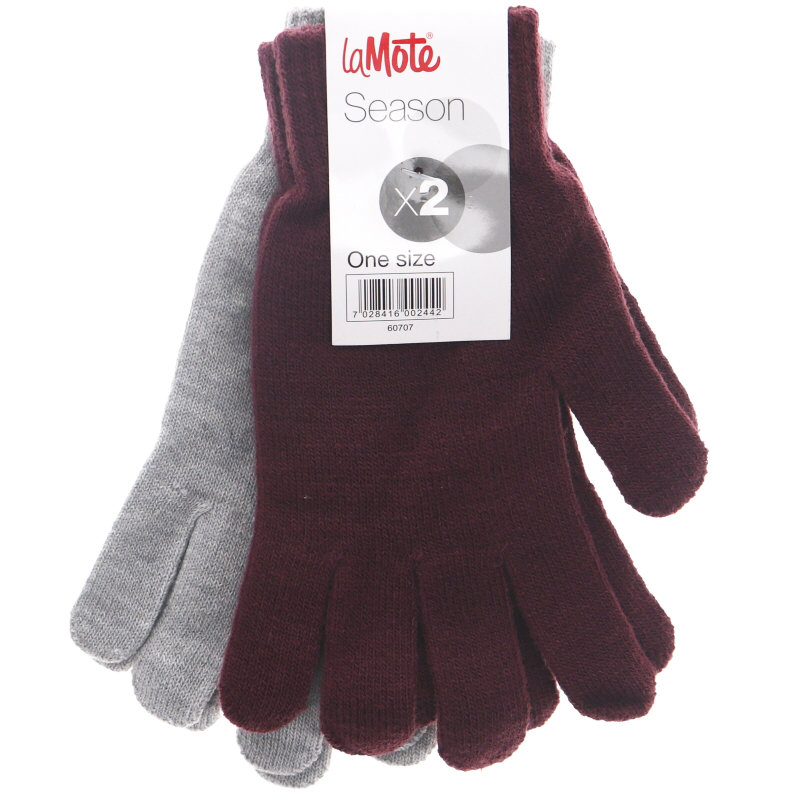 Vantar Lila & Grå 2-pack One Size - 34% rabatt