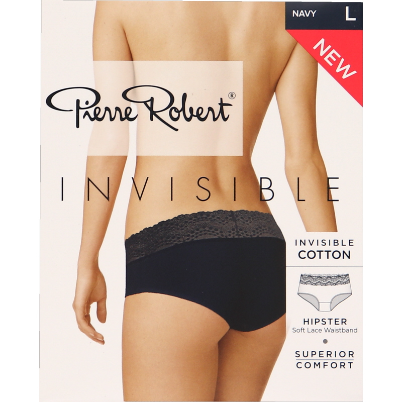 Bomull Hipster Navy Spets Stl L - 59% rabatt