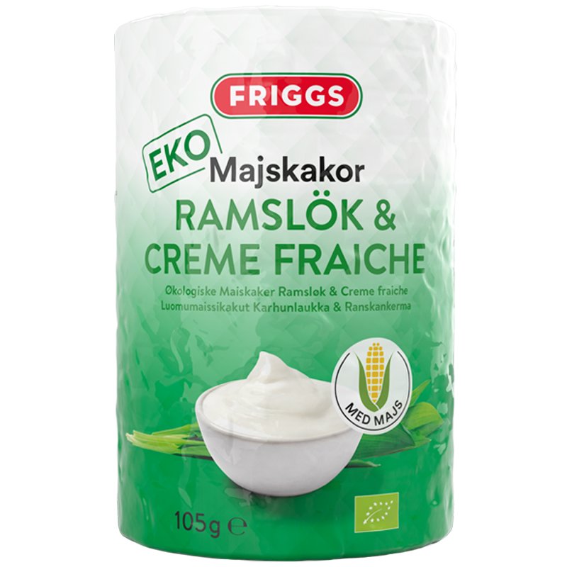 Eko Majskakor Creme Fraiche & Ramslök - 40% rabatt