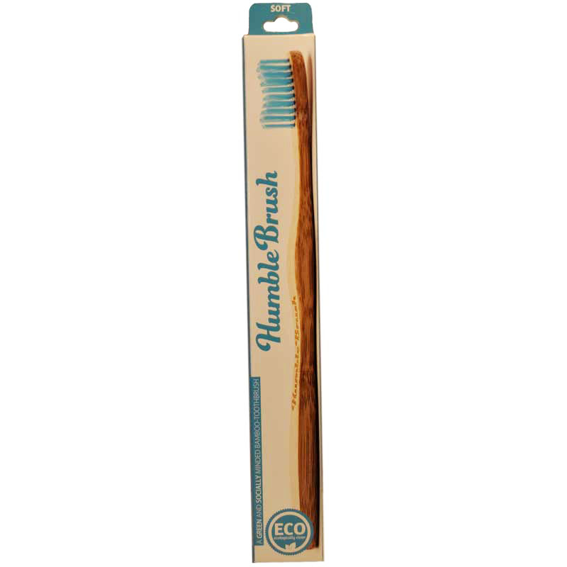 Tandborste "Humble Brush" Blå - 21% rabatt