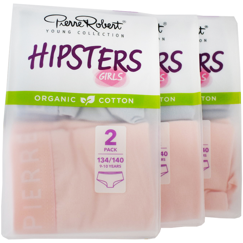 Trosor Hipsters Barn 134-140 Blå & rosa 6-pack - 57% rabatt
