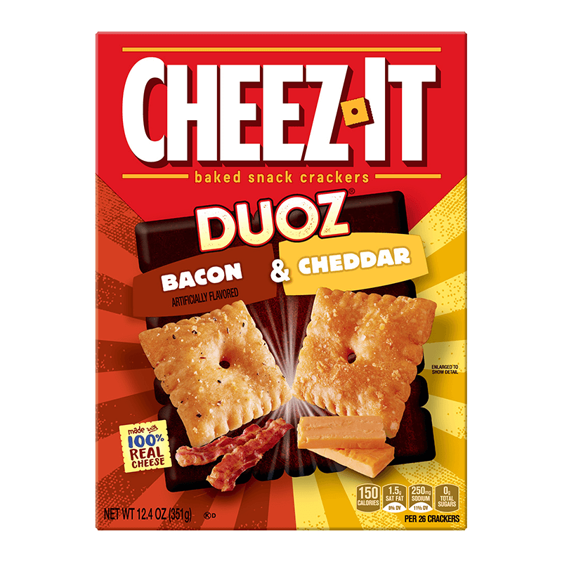 Cheez-It Duoz Bacon & Cheddar 351g