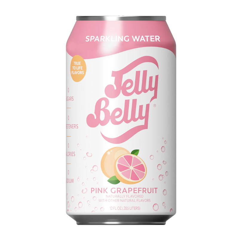 Jelly Belly Sparkling Water Pink Grapefruit 355ml