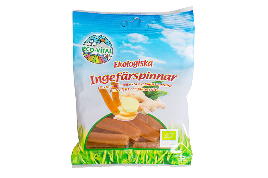 Eco-Vital Ingefärspinnar 90g