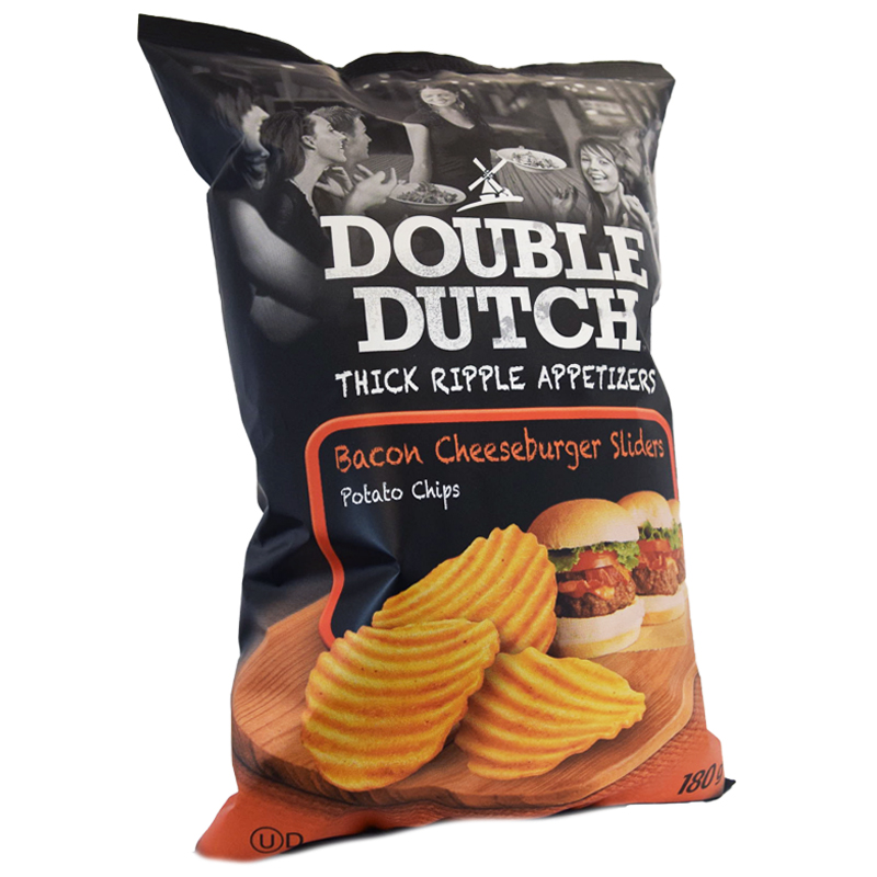 Chips Bacon & Cheeseburgers 180g - 46% rabatt