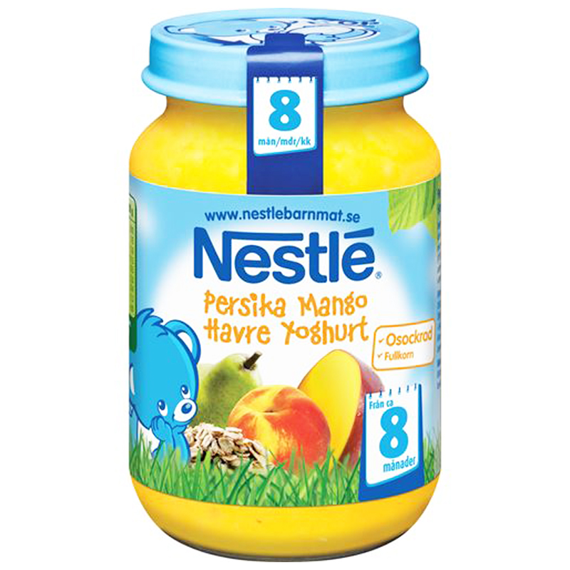 Barnmat Havre Yoghurt & Fruktpuré 195g - 36% rabatt