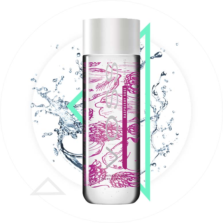 Voss Raspberry Rose Sparkling Water 330ml