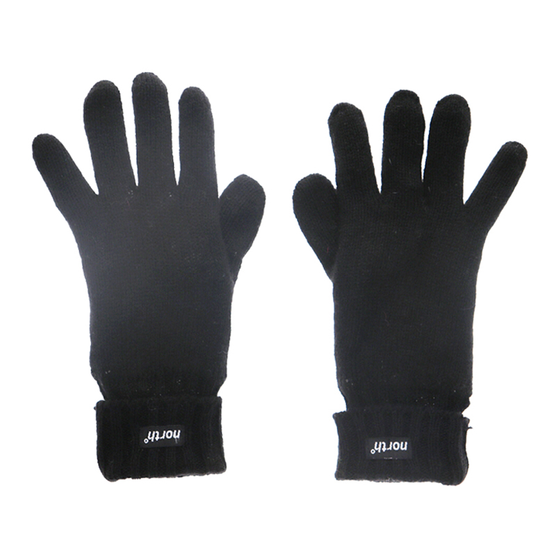 Fingervantar Stickade Svart M/L - 51% rabatt