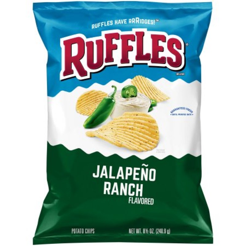 Ruffles Potato Chips Jalapeno Ranch 184g