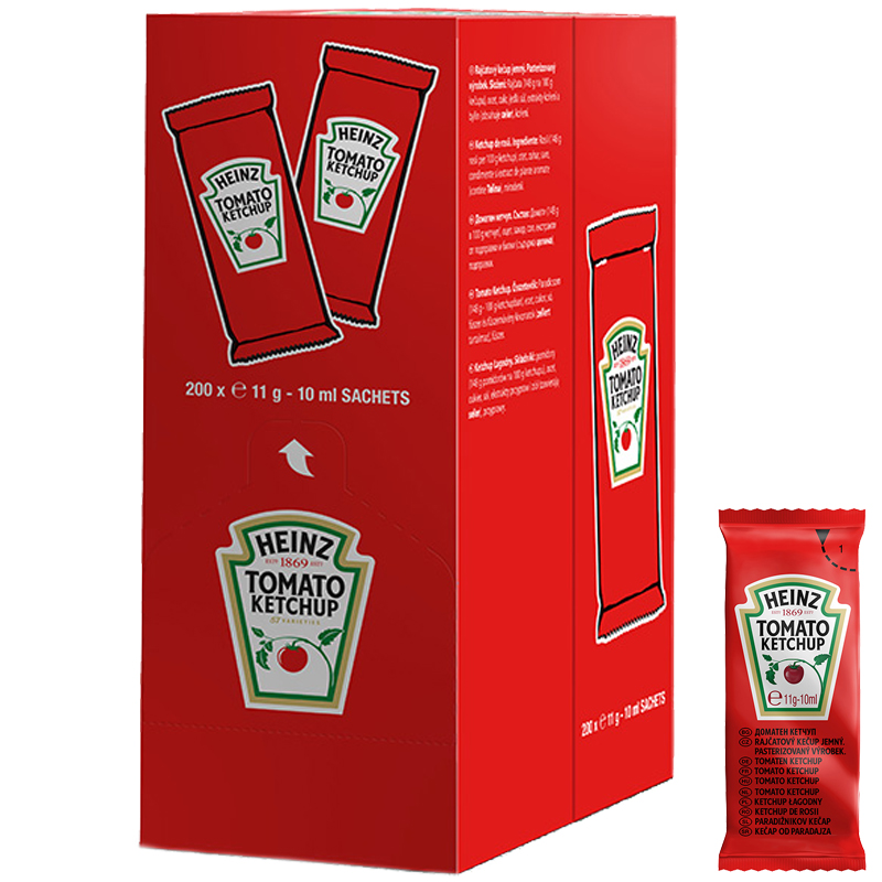 Hel Kasse Ketchup 200-pak - 26% rabatt