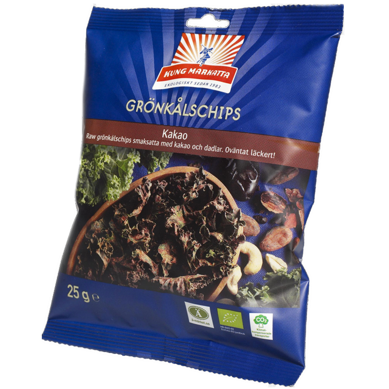 Grönkålschips Kakao 25g - 83% rabatt