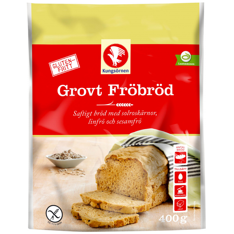 Brödmix Grovt Fröbröd Glutenfritt 400g - 40% rabatt