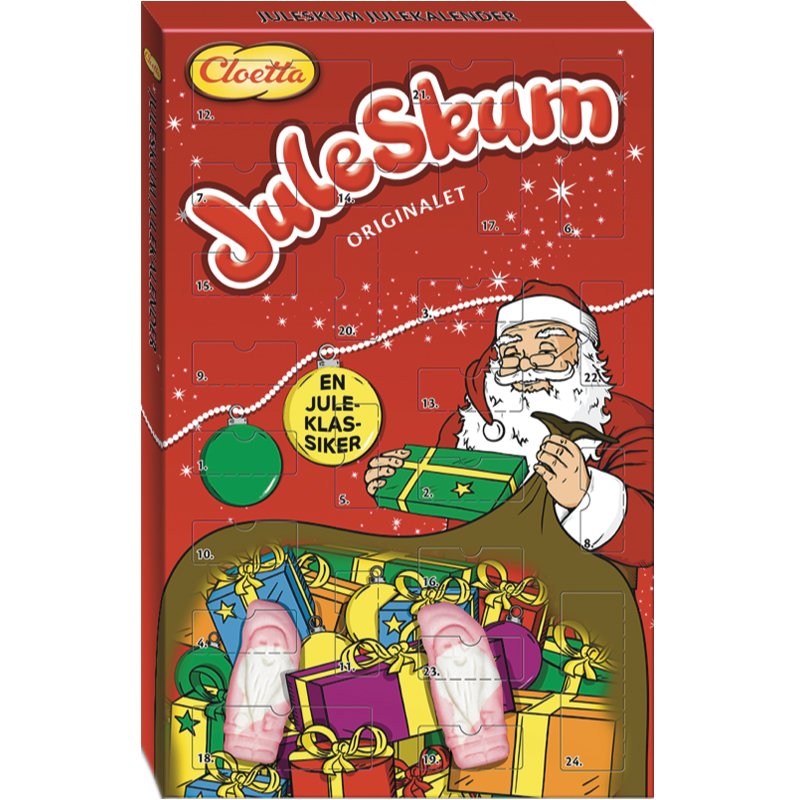 Julkalender "Juleskum" 212g - 94% rabatt