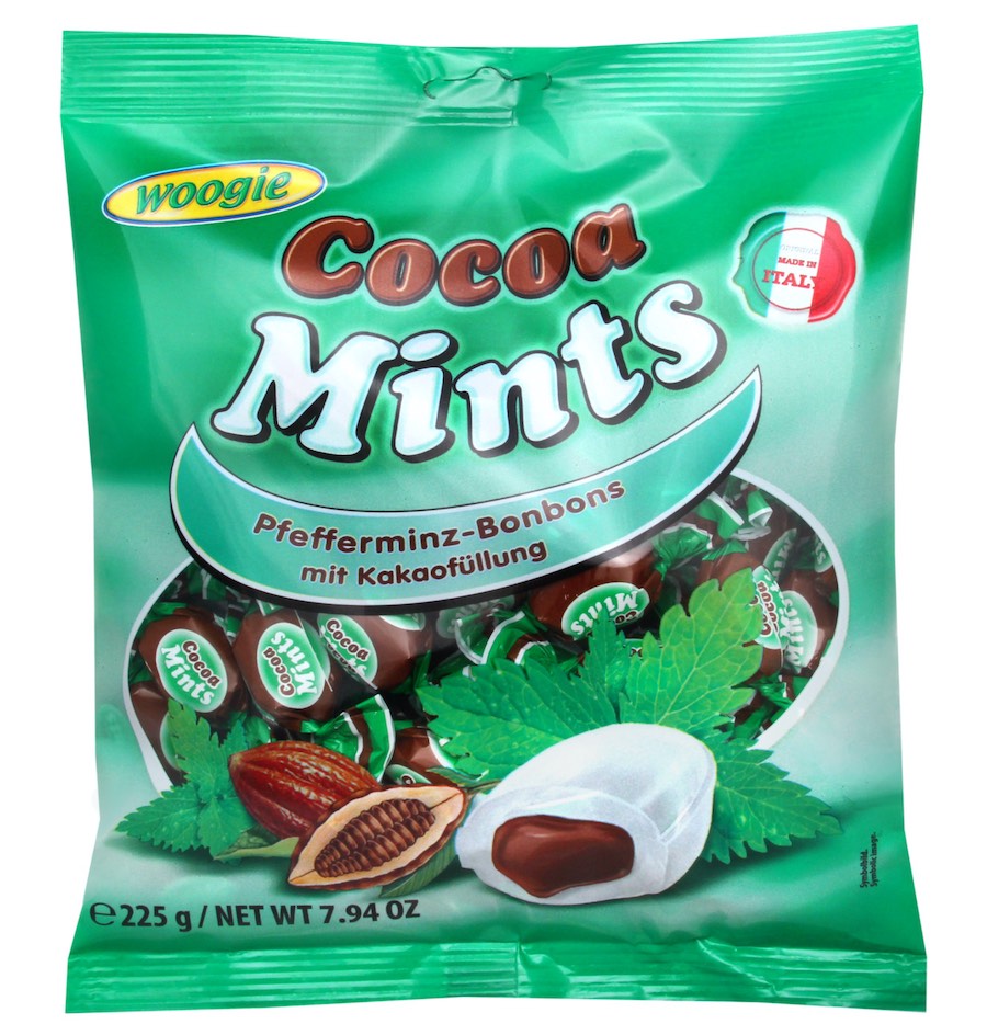 Woogie Cocoa Mints 225g