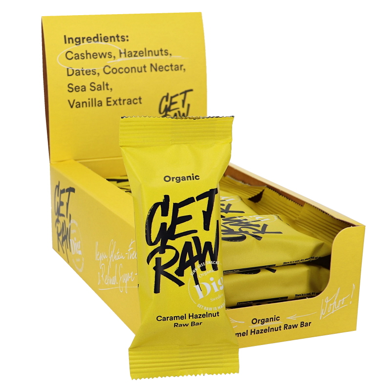 Rawbars "Caramel & Hazelnut" 12-pack - 22% rabatt