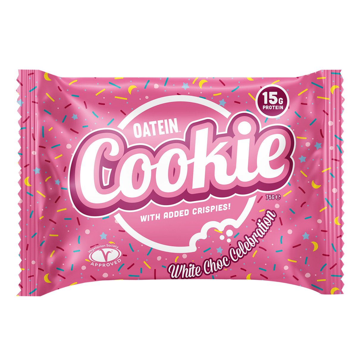 Oatein Protein Cookie - White Choc Celebration 75g