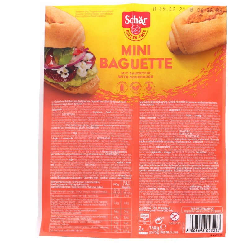 Minibaguetter Glutenfria - 32% rabatt