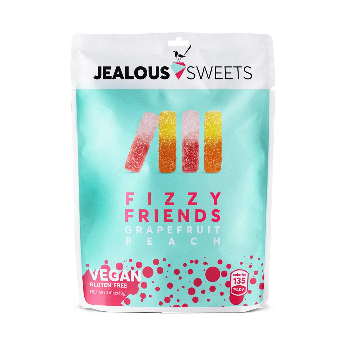 Jealous Sweets Fizzy Friends Grapefruit Peach 126g