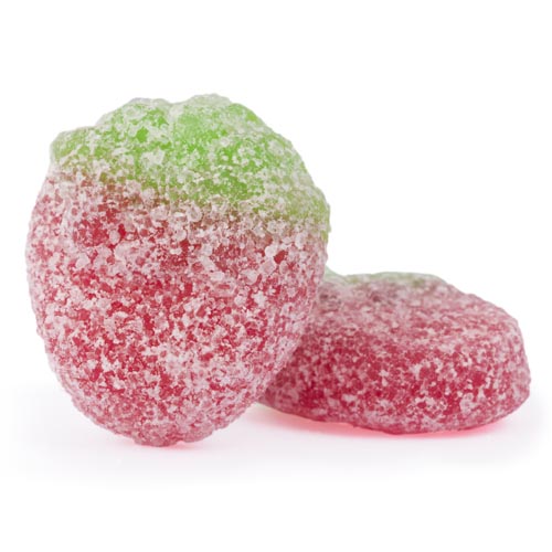 Sura Minijordgubbar Vegan - 2 kg