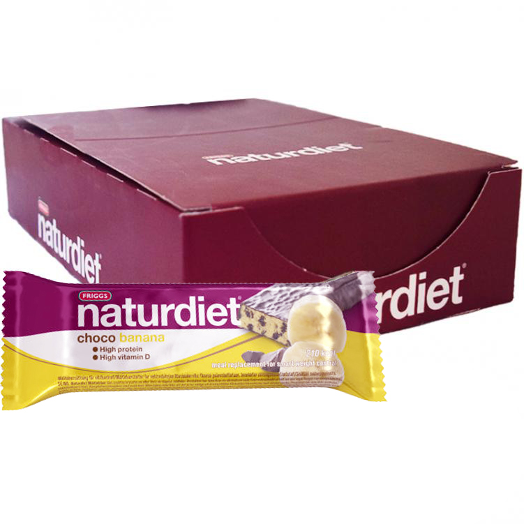 Hel Låda Mealbars "Choco & Banana" 18 x 58g - 39% rabatt