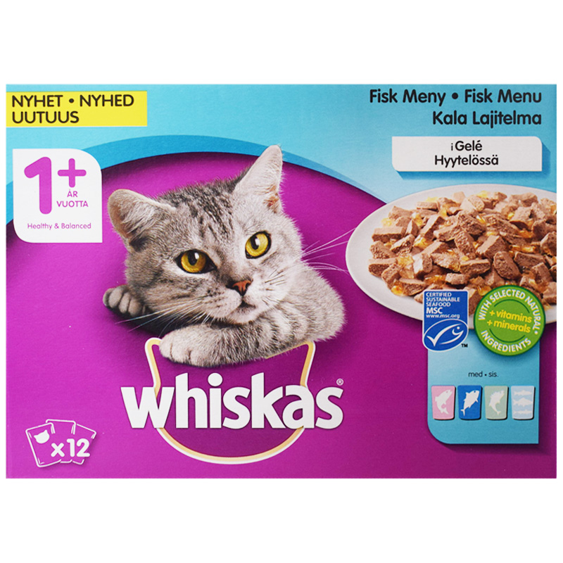 Kattmat Fisk-Meny Gelé - 22% rabatt