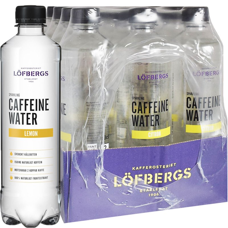 Koffeinvatten Citron 12-pack - 60% rabatt